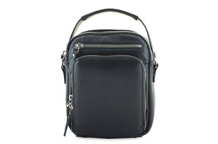 Кожаная сумка с плечевым ремнем №80 черный цена и информация | Мужские сумки | kaup24.ee
