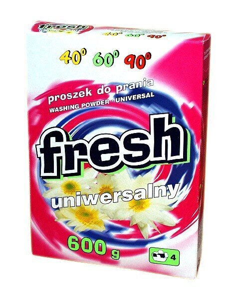 Pesupulber FRESH, 600 g цена и информация | Pesuvahendid | kaup24.ee