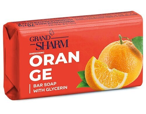 Tualettseep Grand Charm Сheerful Orange 70 g. цена и информация | Seebid | kaup24.ee