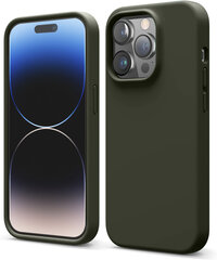 Silikoonist ümbris Apple iPhone 14 Pro SoundBerry (real liquide silicone - Easy Clean), roheline - Seaweed hind ja info | Telefoni kaaned, ümbrised | kaup24.ee
