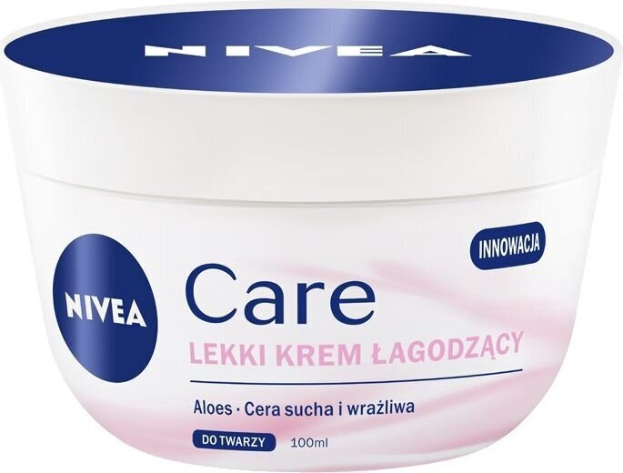 Niisutav ja rahustav kreem Nivea Care 3in1 Soothing, 100 ml цена и информация | Näokreemid | kaup24.ee