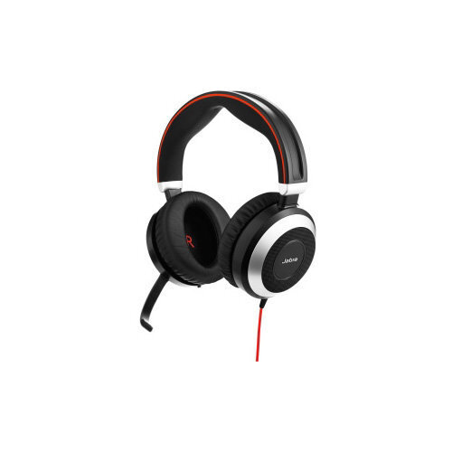 Jabra Evolve 80 UC Duo Black hind ja info | Kõrvaklapid | kaup24.ee