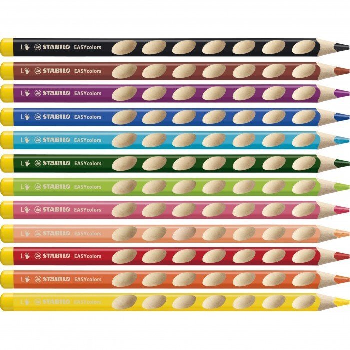 Värvipliiats 12 v. St.Easy colors V+terit. цена и информация | Kunstitarbed, voolimise tarvikud | kaup24.ee