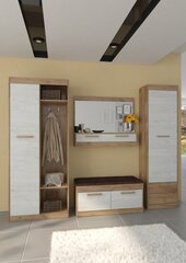 Шкаф Maximus 1D, коричневый/белый цена и информация | Meblocross Мебель для прихожей | kaup24.ee