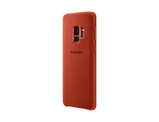 Samsung Galaxy S9 G960 Alcantara kate punane цена и информация | Чехлы для телефонов | kaup24.ee