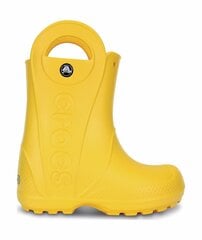 Laste kummisaapad Crocs™ Handle It Rain Boots Kollane hind ja info | Laste kummikud | kaup24.ee