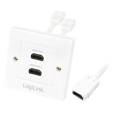 LogiLink - 2xHDMI цена и информация | USB jagajad, adapterid | kaup24.ee