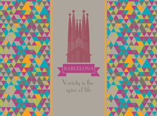 Lauakatted AMBITION City Barcelona 39,5 x 29,5 cm, 2 tk hind ja info | Laudlinad, lauamatid, servjetid | kaup24.ee