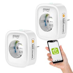 Nutikas pistikupesa Wi-Fi (2-pakett) (HomeKit) цена и информация | Выключатели, розетки | kaup24.ee