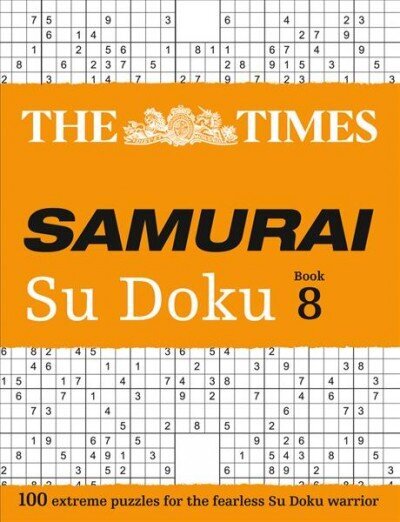 Times Samurai Su Doku 8: 100 Extreme Puzzles for the Fearless Su Doku Warrior hind ja info | Tervislik eluviis ja toitumine | kaup24.ee