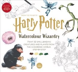 Harry Potter Watercolour Wizardry: Paint 32 Spellbinding Creatures and Plants from the Wizarding World, Step-by-Step hind ja info | Tervislik eluviis ja toitumine | kaup24.ee