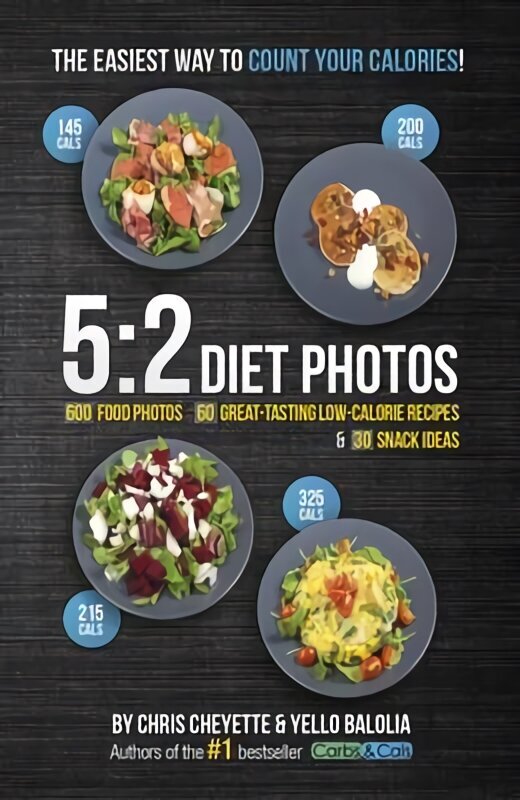 5:2 Diet Photos: 600 Food Photos, 60 Low-Calorie Recipes & 30 Snack Ideas цена и информация | Eneseabiraamatud | kaup24.ee