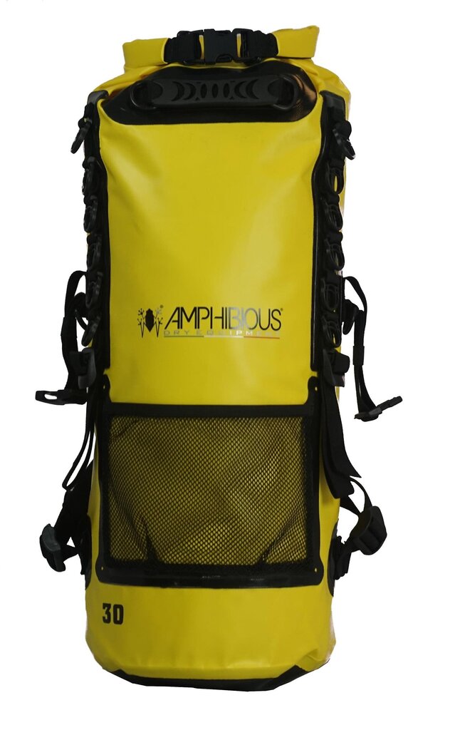 AMPHIBIOUS WATERPROOF BACKPACK QUOTA 30L YELLOW P/N: ZSA-2030.04 цена и информация | Spordikotid, seljakotid | kaup24.ee