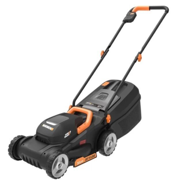 Cordless lawnmower Worx WG730E цена и информация | Muruniidukid | kaup24.ee