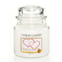 Ароматическая свеча Yankee Candle Snow In Love, 104 г цена и информация | Подсвечники, свечи | kaup24.ee