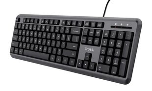 KEYBOARD USB ODY/ENG 24507 TRUST цена и информация | Клавиатуры | kaup24.ee