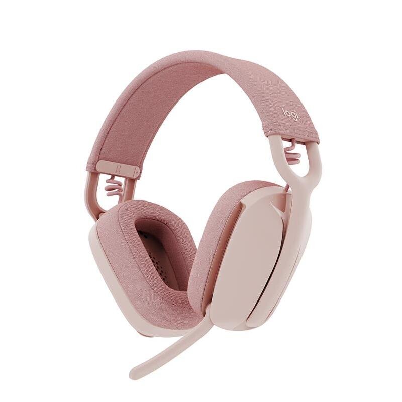 Wireless Headset Logitech Zone Vibe 100, rose hind ja info | Kõrvaklapid | kaup24.ee