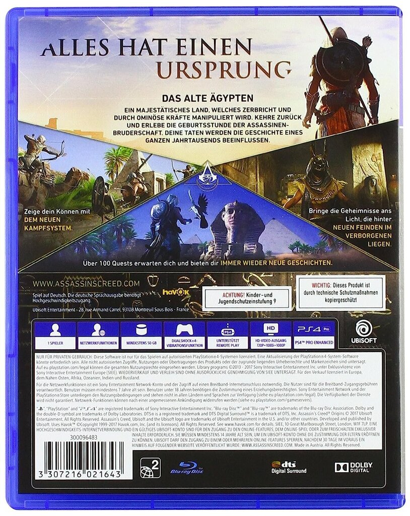 Assassin's Creed Origins - [PlayStation 4] hind ja info | Arvutimängud, konsoolimängud | kaup24.ee