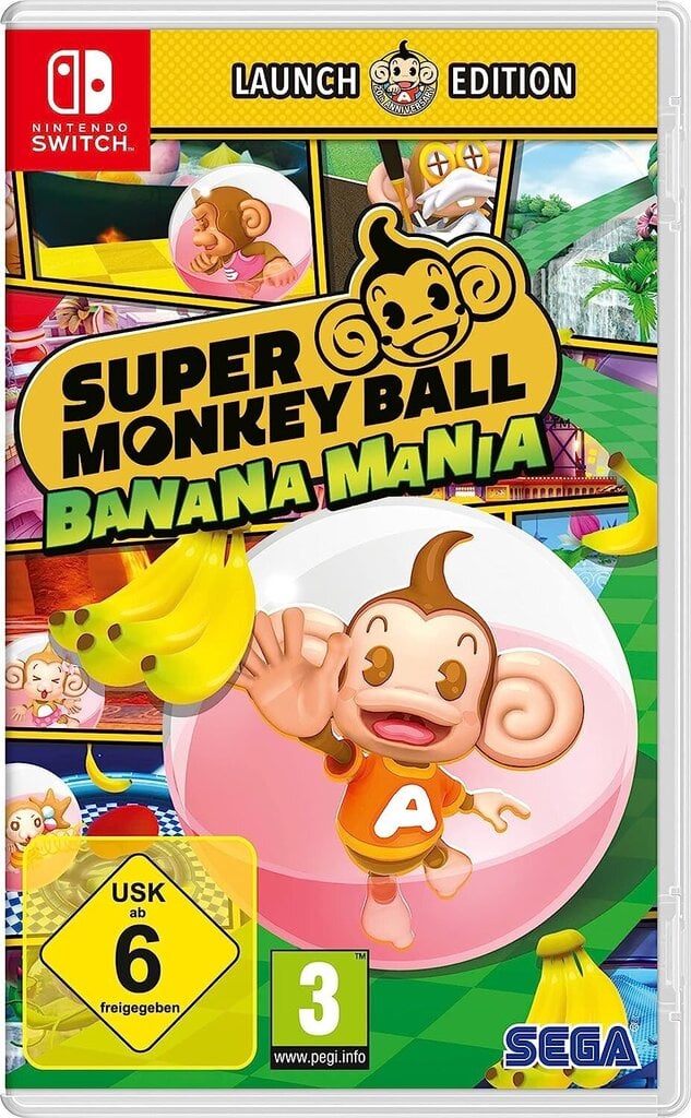 Super Monkey Ball Banana Mania käivitusväljaanne (Nintendo Switch) цена и информация | Arvutimängud, konsoolimängud | kaup24.ee