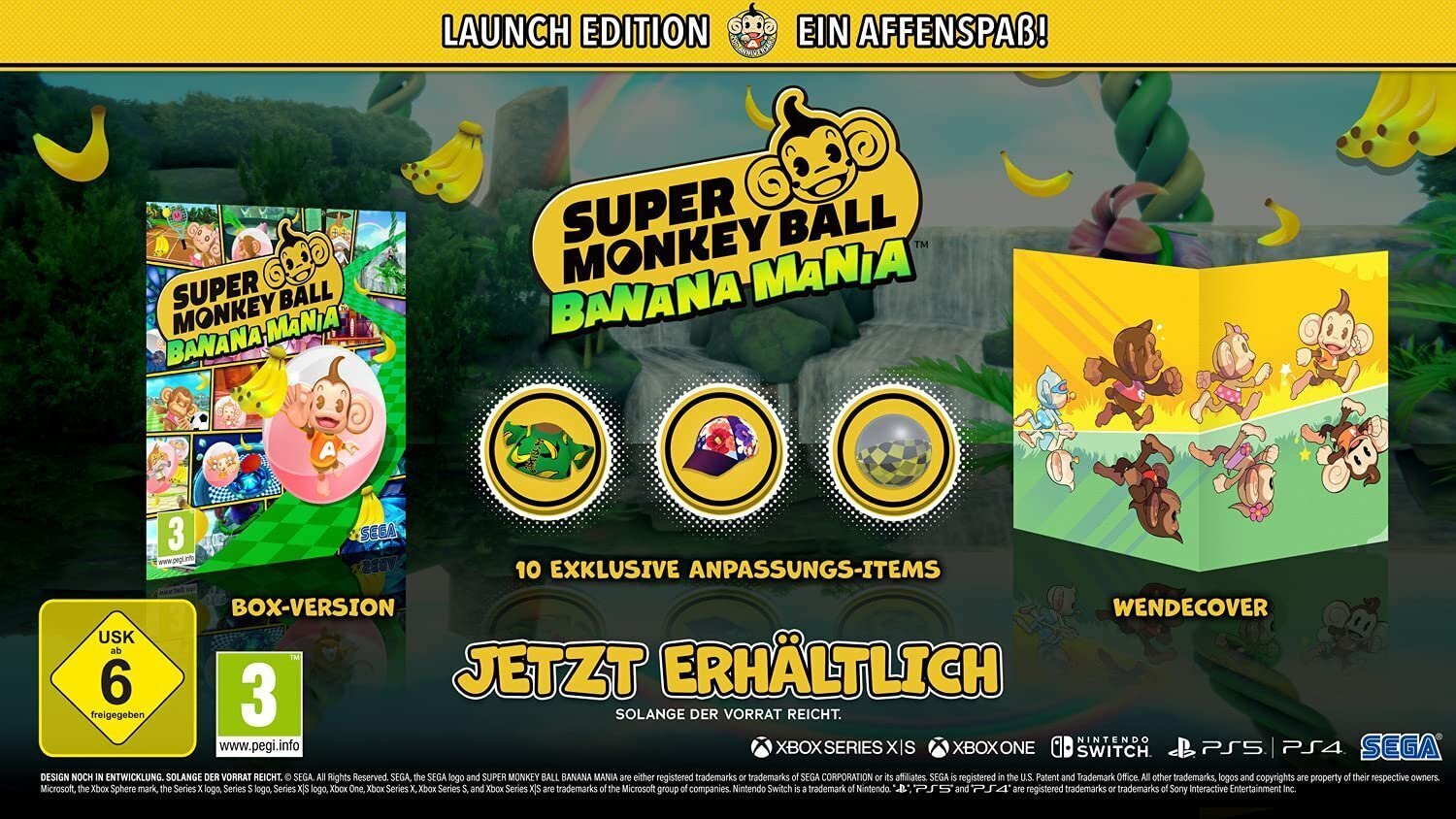 Super Monkey Ball Banana Mania käivitusväljaanne (Nintendo Switch) hind ja info | Arvutimängud, konsoolimängud | kaup24.ee