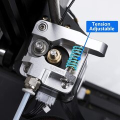 REDREX END 3 Extruder Bowden Mk8 Feeder 40 зубов, совместимые с Creality Ender 3 V2, Ender 3 Pro, Ender 5, Ender 5 Pro, Ender, серия CR10, Vyper, Voxelab Aquila 3D Printer Silver цена и информация | Аксессуары для принтера | kaup24.ee