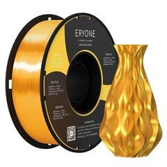 Eryone Ultra-Seide PLA Filament для 3D-принтера, 1,75 мм, допуск: ± 0,03 мм, 1 кг (2,2 фунта)/катушка, золотой цена и информация | Аксессуары для принтера | kaup24.ee