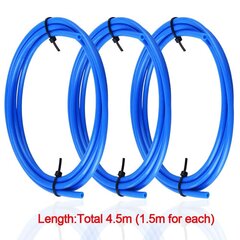 Qyuestore 3 шлака PTFE Blue Teflon Hose (4,5 метра) с 3 частями пневматических соединений PC4-M6 и 3 части PC410 разъем для 3D-принтеров 1,75 мм. цена и информация | Смарттехника и аксессуары | kaup24.ee