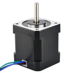 Stepperline 3 штуки NEMA 17 STEP MOTOR BIPOLAR 59NCM (84OS.IN) 2A 42x48mm 4 -Plowires с кабелем и разъемом для 3D -принтера/ DIY CNC цена и информация | Аксессуары для принтера | kaup24.ee