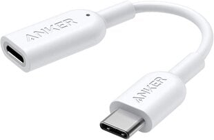 Anker USB-C на аудио-адаптере Lightning (только аудио, без зарядной силы) (в белом) цена и информация | Адаптеры и USB-hub | kaup24.ee