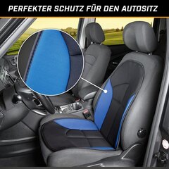 Istmekatted Walser Auto-Sitzaufleger Novara, sinimustvalge, sinine/must hind ja info | Istmekatted | kaup24.ee
