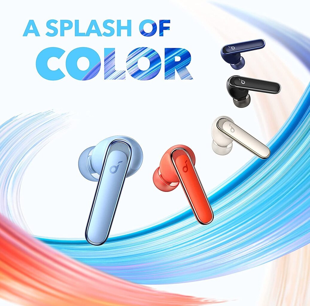 Soundcore Life P3 Bluetooth-kõrvaklapid müra mahasurumisega, intensiivse bassi, 6 mikrofoni, mitme režiimi müra isolatsiooni, traadita laadimise, SoundCore App mängurežiimi, unerežiimi (Ocean Blue) цена и информация | Kõrvaklapid | kaup24.ee