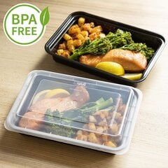 [10er pakk] 1 -itee söögikonteiner igluu -st - toidukarp, mikrolaineahju jaoks sobiv lõunakast, nõudepesumasina -safe ja korduvkasutatav - õhukindla kaane sulgemine, BPA tasuta цена и информация | Посуда для хранения еды | kaup24.ee