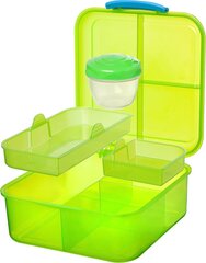 Sistema Bento Box to Go Lunchbox | Забота с йогуртом/фруктовым контейнером | 1,25 л | БЕЗ BPA | Смешанные цвета | 1 шт цена и информация | Посуда для хранения еды | kaup24.ee