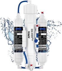 Arka Aquatics - Myaqua190 pöördosmoosi süsteem 190L päevas päevas. Veefilter ja pehmendussüsteemi filtrid kuni 99% veest saasteainetest, soolast ja bakteritest. Ideaalne iga leibkonna jaoks. hind ja info | Akvaariumid ja seadmed | kaup24.ee
