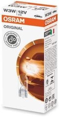 Osram Original W3W, 2821, 12V, 10er Faltschachtel цена и информация | Автомобильные лампочки | kaup24.ee