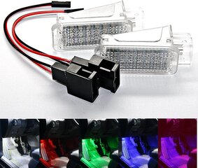 2x LED -moodulid jalgtee valgustus - valge sinine lilla roheline punane SMD moodul jalakäija komplekt (sinine) hind ja info | Autopirnid | kaup24.ee