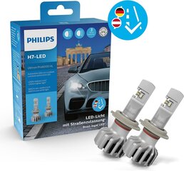 Philips Ultinon Pro6000 H7 Светодиодная фар -лампа с одобрением улицы, +на 230% более легкий свет цена и информация | Philips Автотовары | kaup24.ee