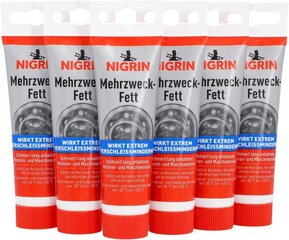 Nigriini multi -parpose rasv, 6 x 50 g toru, kaitseb mootoreid korrosiooni ja vananemise eest, temperatuur -resistent -30 ° C kuni +120 ° C hind ja info | Autokeemia | kaup24.ee