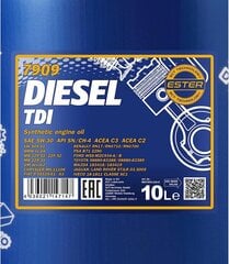 Mannol Diesel TDI 5W-30 API SN/vrd Motorenöl, 10 Liteerit цена и информация | Моторные масла | kaup24.ee