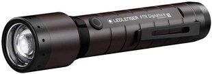 Ledlenser, P7R signatuur, LED -taskulamp, 2000 luumenit, akuga, laetav, veekindel, fookus, valgusvahemik 330 meetrit, valgust kuni 90 tundi, magnetilise laadimiskaabliga, espresso pruun hind ja info | Ledlenser Sanitaartehnika, remont, küte | kaup24.ee