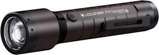 Ledlenser, P7R signatuur, LED -taskulamp, 2000 luumenit, akuga, laetav, veekindel, fookus, valgusvahemik 330 meetrit, valgust kuni 90 tundi, magnetilise laadimiskaabliga, espresso pruun hind ja info | Ledlenser Sanitaartehnika, remont, küte | kaup24.ee