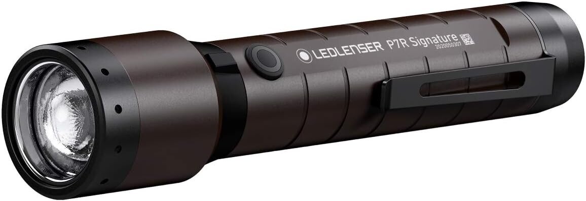 Ledlenser, P7R signatuur, LED -taskulamp, 2000 luumenit, akuga, laetav, veekindel, fookus, valgusvahemik 330 meetrit, valgust kuni 90 tundi, magnetilise laadimiskaabliga, espresso pruun hind ja info | Taskulambid, prožektorid | kaup24.ee