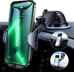 Andobil Mobile Phone Car Car [держит бомбардировку и надежный] Universal Car Mobile Holder с всасывающим и вентиляционным зажимом на 360 ° Вращающий держатель мобильного телефона для всех смартфонов, например, iPhone 13/12/11 Samsung Huawei цена и информация | Держатели для телефонов | kaup24.ee