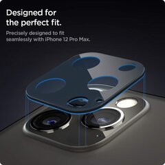 Spigen Glass.tr Optik Camera Защита, совместимая с iPhone 12 Pro Max, 2 штуки, графит, противоязочные царапины, защитная пленка 9H 9H цена и информация | Защитные пленки для телефонов | kaup24.ee