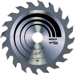 Bosch Professional Kreitlatt optilliline puit (puidule, 140 x 20 x 2,4 mm, 20 hammast, aksessuaarid ümmarguse sae) цена и информация | Запчасти для садовой техники | kaup24.ee