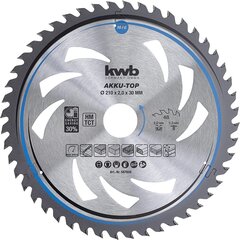 KWB Circuit Sow Slade 210 x 30 mm mm, eriti, eriti aku masinate jaoks, saetera, mis sobib pehme ja lehtpuu, puusepaplaatide ja puitplaadi jaoks hind ja info | Aiatööriistade lisatarvikud | kaup24.ee