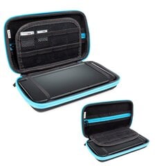 Orzly 3DSXL Case, сумка для хранения для 3DS XL или New 3DS XL - защитная крышка с твердой оболочкой для оригинальной модели 3DS XL или NUE NINTENDO 3DS XL Консоль и Accesoires - Blue On Black цена и информация | Аксессуары для компьютерных игр | kaup24.ee