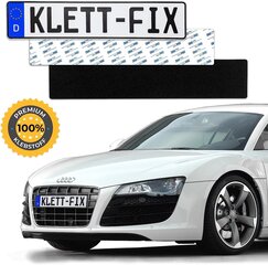 1 X KLETT -FIX® auto- ja mootorratta numbrimärgi hoidik Frameless - numbrimärgi hoidja auto hoidja auto - nähtamatu numbrimärgi hoidja - numbrimärgi hoidik hind ja info | Lisaseadmed | kaup24.ee