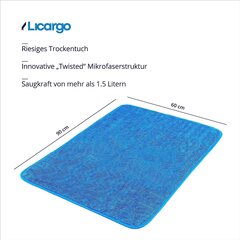Kuivatusrätik Licargo® 90x60 cm eriti imav ja õrnalt pehme - lahtine mikrokiudkangas hind ja info | Lisaseadmed | kaup24.ee