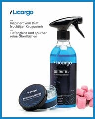 Licargo® Cleansing Clever Set - глубина глянец для вашего лака - 100 г лака, смазочный материал 500 мл - очищающий резервуар для чистоты глубины пор - глиняный бар, автомобиль пластинин, краска пластин цена и информация | Автохимия | kaup24.ee